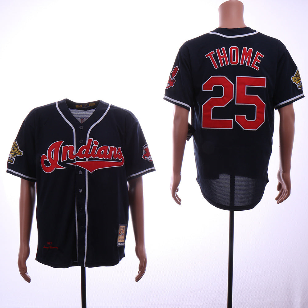 Cleveland Indians #25 Jim Thome Indians 25 Blue 1995 Retro
