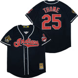 Cleveland Indians #25 Jim Thome Indians 25 Blue Fan Retro