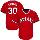 Cleveland Indians #30 Joe Carter Style 6 Baseball Jersey
