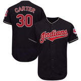Cleveland Indians #30 Joe Carter Style 7 Baseball Jersey