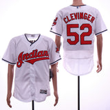 Cleveland Indians #52 Mike Clevinger Indians 52 White Elite