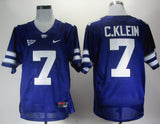 Collin Klein 7 Purple Purple big 12 Logo