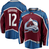 Colorado Avalanche #12 Brandon Duhaime Home Premier Breakaway Player Jersey - Maroon