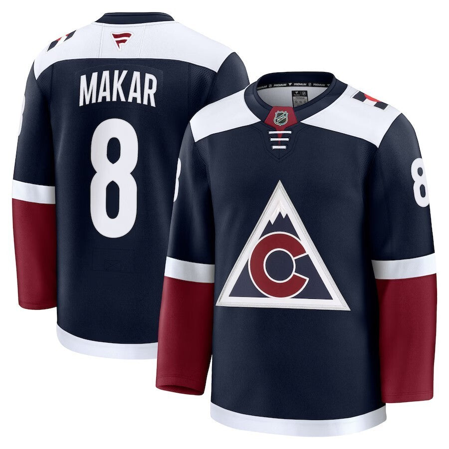 Colorado Avalanche #8 Cale Makar Alternate Premium Jersey - Navy