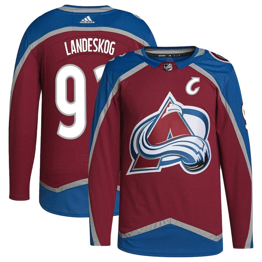 Colorado Avalanche #92 Gabriel Landeskog Home Primegreen Authentic Pro Player Jersey - Burgundy