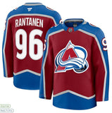 Colorado Avalanche #96 Mikko Rantanen Home Premium Jersey - Burgundy