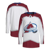 Colorado Avalanche adidas Away Primegreen Authentic Pro Jersey – White