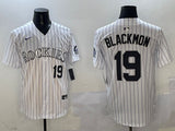 Colorado Rockies #19 Charlie Blackmon Adult