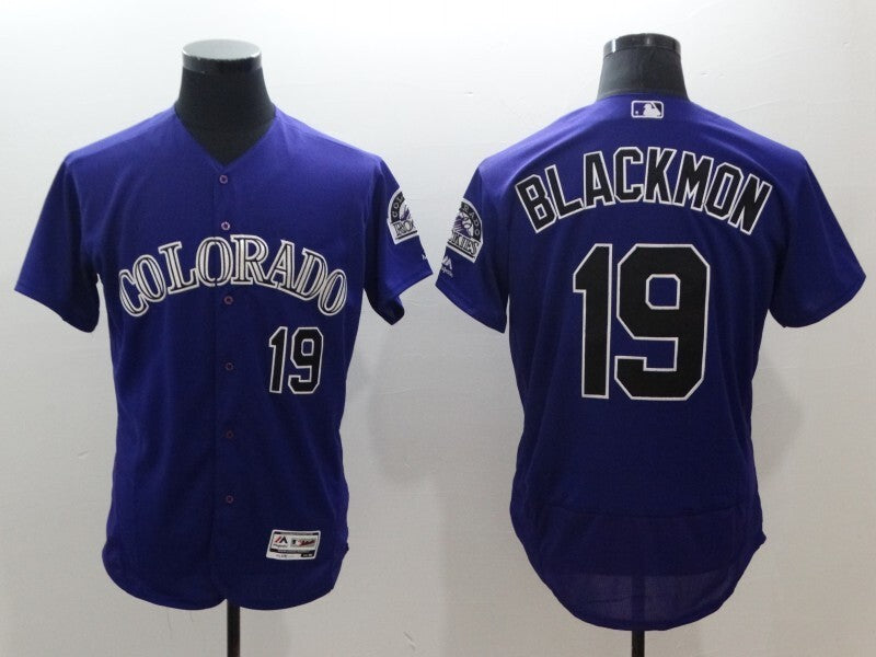 Colorado Rockies #19 Charlie Blackmon Style 2