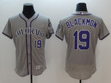 Colorado Rockies #19 Charlie Blackmon grey