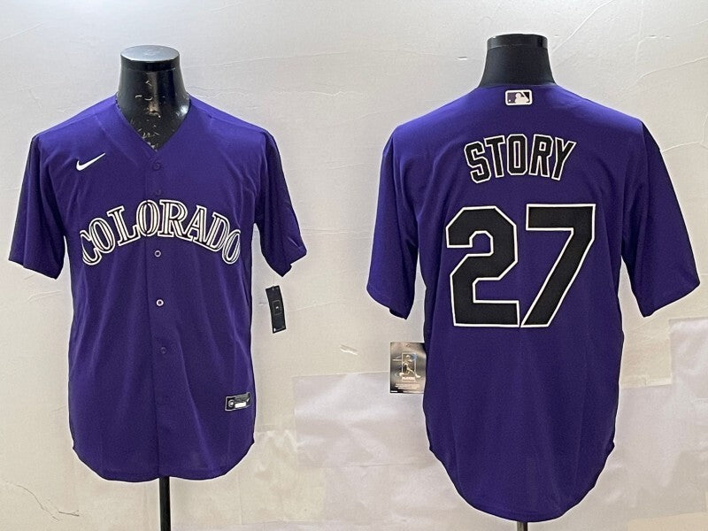Colorado Rockies #27 Trevor Story Fan Edition Style 1