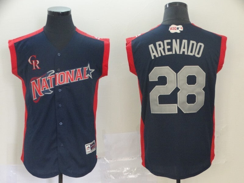Colorado Rockies #28 Nolan Arenado 19 All-Star 2