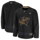 Columbus Blue Jackets 2024 Military Appreciation Practice Jersey - Black