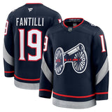 Columbus Blue Jackets #19 Adam Fantilli 2025 NHL Stadium Series Premium Player Jersey - Navy