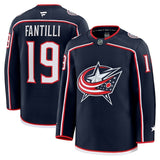 Columbus Blue Jackets #19 Adam Fantilli Home Premium Jersey - Navy