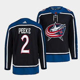 Columbus Blue Jackets #2 andrew-peeke-navy-2022reverse-retro-2.0-authentic-primegreen-jersey