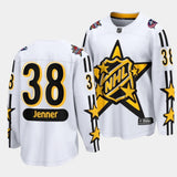 Columbus Blue Jackets #38 Boone Jenner 2024 NHL All-Star White Jersey Style 2