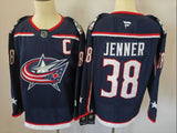 Columbus Blue Jackets #38 Boone Jenner Blue Jacket Style 1