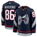 Columbus Blue Jackets #86 Kirill Marchenko 2025 Stadium Series Style 2