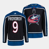 Columbus Blue Jackets #9 ivan provorov reverse retro 2.0 authentic pro navy jersey