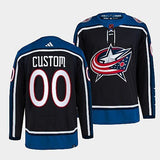 Columbus Blue Jackets #custom-navy-2022reverse-retro-2.0-authentic-primegreen-jersey