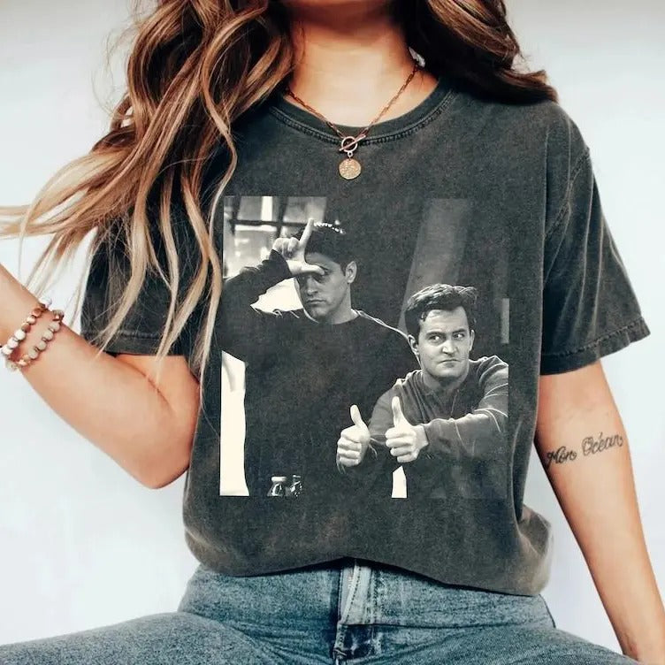 Comfort Color Chandler Retro Friends Tee Shirt, Shirt Gift For Men, Womenstyle{n002}2