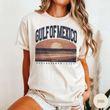 Comfort Color Gulf of Mexico T-Shirt Gulf Coast Shirt Mexico Beach Shirts Texas Alabama Mississippi Florida Beach Crewneck Mexico Gift for Mexico Lover Gift
