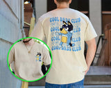Cool Dad Bluey Shirt, Bluey Father's Day Shirt, Bandit Cool Dad Club Shirt, Dad Birthday Gift, Bluey Rad Dad Club Shirt, Unisex T-Shirt, Gifts For Father Papa, Short Sleeve Tee Shirt, Gifts For Birthday Mothers Day Christmas
