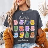 Cool Kids Read Books Shirt, School Librarian Shirt, Back To School Shirt Teacher, Reading Teacher Tee, Book Lover Gift 5HFV5