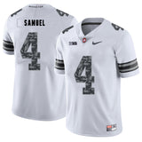 Curtis Samuel 4 Pattern White