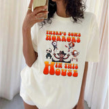 Cute Horror Shirt, Hallowen Shirt,  Cute Fall Shirt, Spooky Season