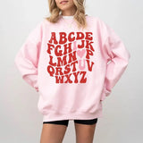 Cute Teacher Valentine shirt, Teacher Alphabet Shirt, Back to School Shirt, Gift For Her