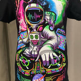 DJ T-shirt Cotton Black