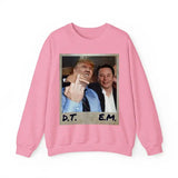DONALD TRUMP WITH ELON MUSK SHIRTS, FUNNY SHIRT, SIZE S TO 4XL, MENSWEAR