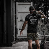 Dying is Easy. Surviving Is Hard Men's T-Shirt