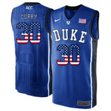 DUKE Seth Curry 30 Blue Elite