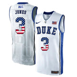 DUKE Tre Jones 3 White Elite