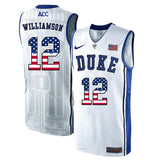 DUKE Zion Williamson 12 White Elite