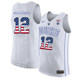 DUKE Zion Williamson 12 White