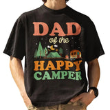 Dad Of The Happy Camper First Birthday Camping Family T-Shirt