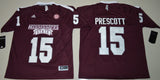 Dak Prescott 15 Burgundy