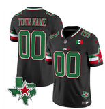 Dallas Cowboys Active Player Custom Black 2025 F.U.S.E. Mexico Vapor Limited