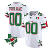 Dallas Cowboys Active Player Custom White 2025 F.U.S.E. Mexico Vapor Limited