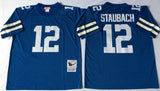 Dallas Cowboys #12 Roger Staubach Throwback Style 2
