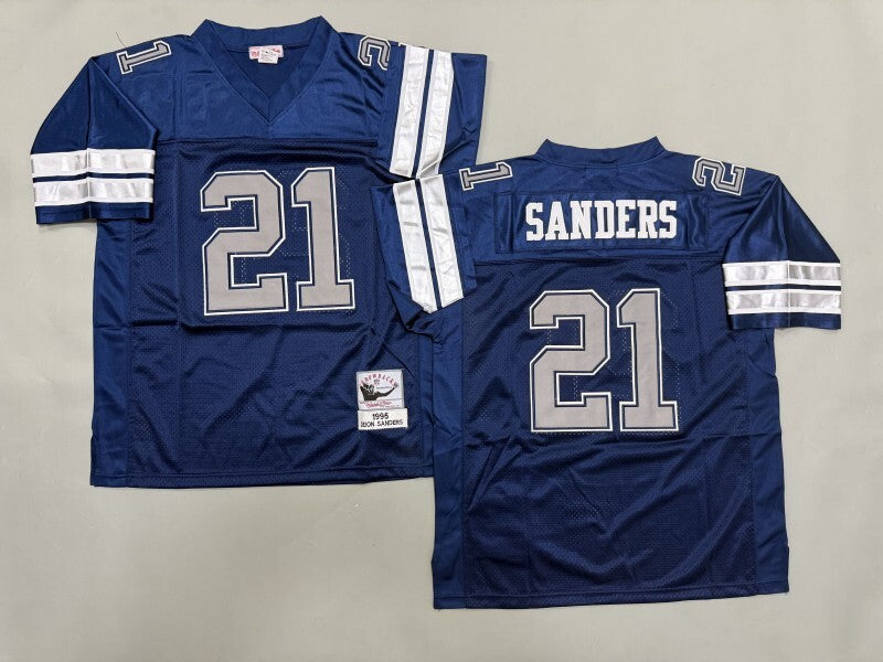 Dallas Cowboys #21 Deion Sanders Dallas Cowboys Style 4