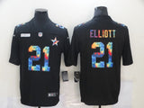Dallas Cowboys #21 Ezekiel Elliott Rainbow 898