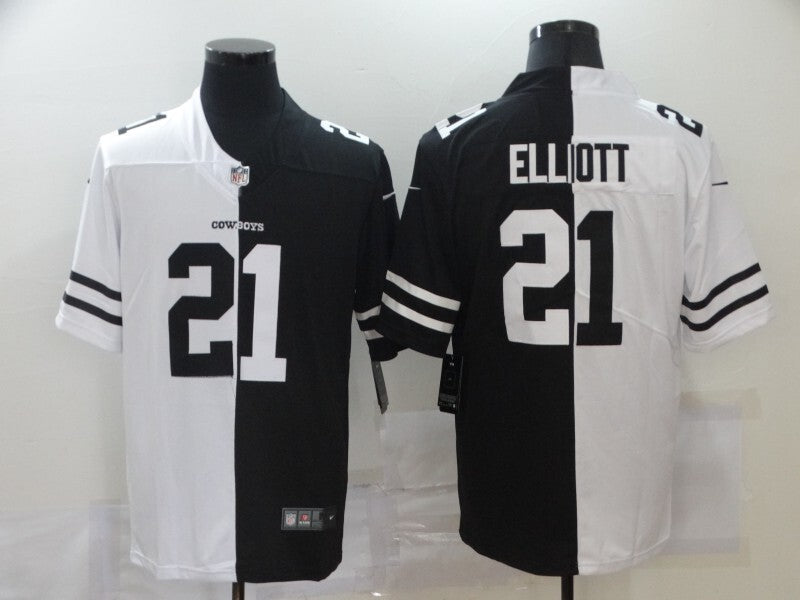 Dallas Cowboys #21 Ezekiel Elliott Split V2 250