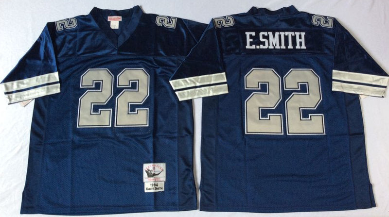 Dallas Cowboys #22 Emmitt Smith Throwback Style 3