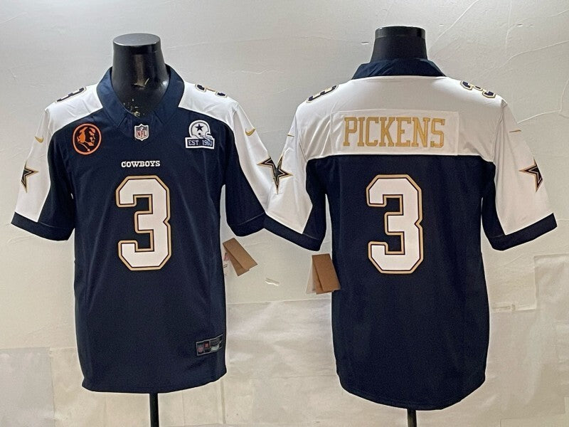 Dallas Cowboys #3 George Pickens Cowboys 6 Edition Style 3