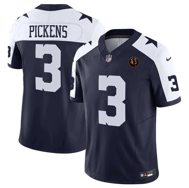 Dallas Cowboys #3 George pickens Navy 2023 F.U.S.E. With John Madden
